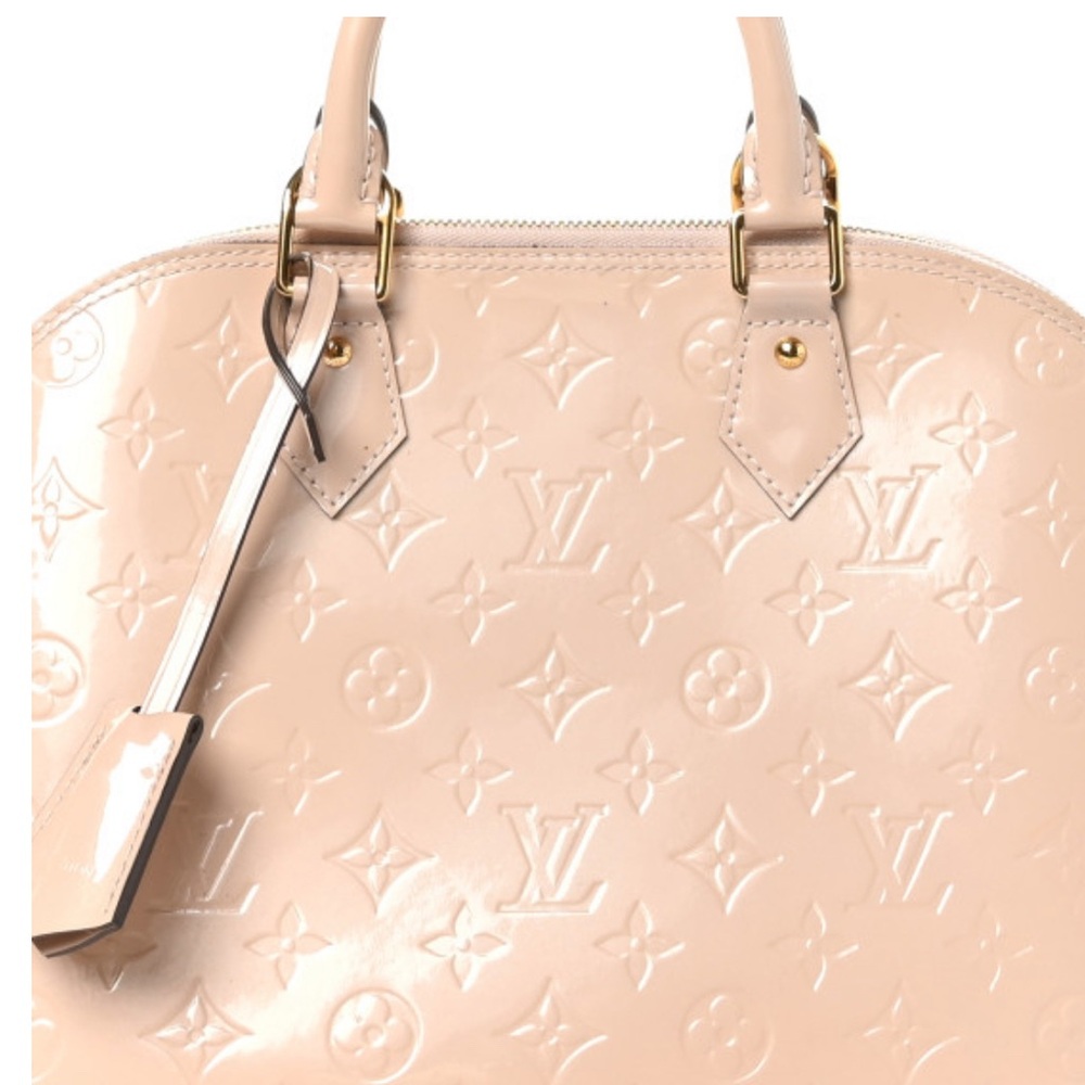 ❌SOLD❌ Louis Vuitton Alma PM Vernis Rose Angelique EUC - Picture 7 of 9